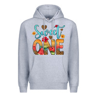 Heather Grey sweet one watermelon Premium Hoodie - Artiststas