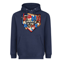 Navy home sweet home baseball Heavyweight Hoodie - Zillion Design Studio
