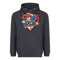 Smoke home sweet home baseball Heavyweight Hoodie - Zillion Design Studio