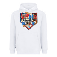 White home sweet home baseball Heavyweight Hoodie - Zillion Design Studio