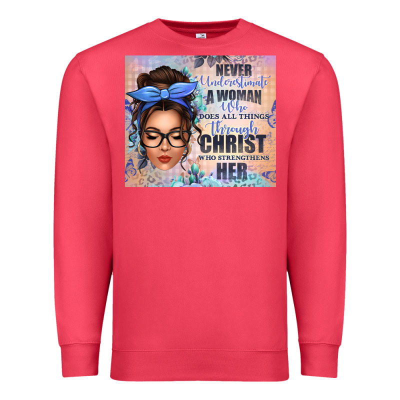 Never Underestimate A Woman Who Does All Things Th Premium Sweatshirt by texasbilliewilder | Teevron