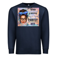 Navy never underestimate a woman who does all things th Premium Sweatshirt - texasbilliewilder