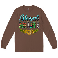 Chestnut blessed mini Long Sleeve Tee - BarkalooDesign