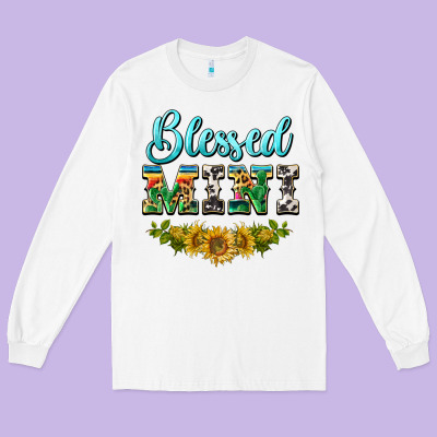 Blessed Mini Long Sleeve Tee Designed By Barkaloodesign
