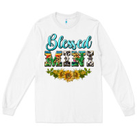 White blessed mini Long Sleeve Tee - BarkalooDesign
