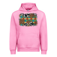 Fuchsia Pink autism awareness leopard cowhide background Urban Hoodie - Artiststas