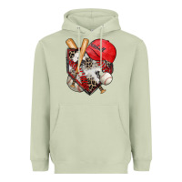 Matcha baseball home plate Heavyweight Hoodie - Zillion Design Studio