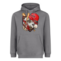 Storm baseball home plate Heavyweight Hoodie - Zillion Design Studio