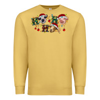 Antique Gold hohoho farm animals Premium Sweatshirt - RanaPortraitStore