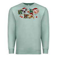 Seafoam hohoho farm animals Premium Sweatshirt - RanaPortraitStore
