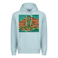 Blue Mist cactus gemstone Premium Hoodie - JahusDesignShop