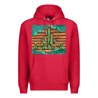 Cardinal cactus gemstone Premium Hoodie - JahusDesignShop