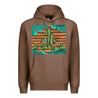 Chestnut cactus gemstone Premium Hoodie - JahusDesignShop