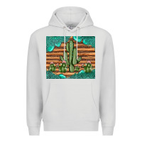 Dove Grey cactus gemstone Premium Hoodie - JahusDesignShop