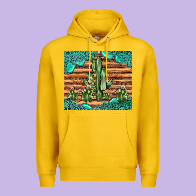 Cactus Gemstone Premium Hoodie Designed By Jahusdesignshop