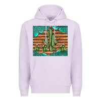 Lilac cactus gemstone Premium Hoodie - JahusDesignShop
