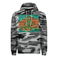 Slate Camo cactus gemstone Premium Hoodie - JahusDesignShop