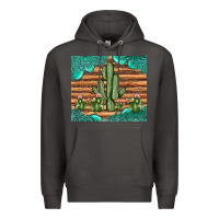 Smoke cactus gemstone Premium Hoodie - JahusDesignShop