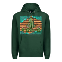 Sports Green cactus gemstone Premium Hoodie - JahusDesignShop
