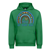 Emerald in april we wear blue autism awareness leopard rainbow Urban Hoodie - Artiststas