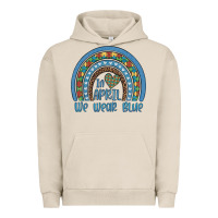 Pigment French Oak in april we wear blue autism awareness leopard rainbow Urban Hoodie - Artiststas