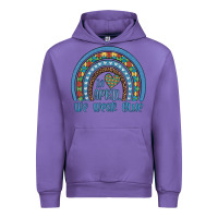 Tulip in april we wear blue autism awareness leopard rainbow Urban Hoodie - Artiststas