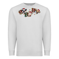 Dove Grey hohoho christmas cows Premium Sweatshirt - RanaPortraitStore