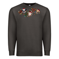 Smoke hohoho christmas cows Premium Sweatshirt - RanaPortraitStore