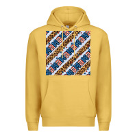 Antique Gold american mama leopard seamless pattern Premium Hoodie - BundleAndBundleShop