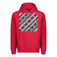 Cardinal american mama leopard seamless pattern Premium Hoodie - BundleAndBundleShop