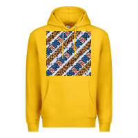Lemon american mama leopard seamless pattern Premium Hoodie - BundleAndBundleShop