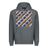 Rock american mama leopard seamless pattern Premium Hoodie - BundleAndBundleShop