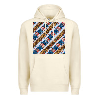 Sandshell american mama leopard seamless pattern Premium Hoodie - BundleAndBundleShop