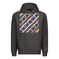 Smoke american mama leopard seamless pattern Premium Hoodie - BundleAndBundleShop