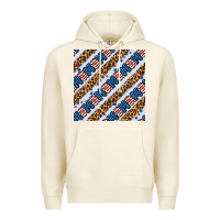 Tofu american mama leopard seamless pattern Premium Hoodie - BundleAndBundleShop