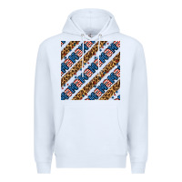 White american mama leopard seamless pattern Premium Hoodie - BundleAndBundleShop