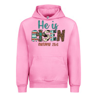 Fuchsia Pink he is risen Urban Hoodie - Artiststas