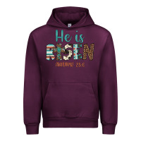 Mauve Wine he is risen Urban Hoodie - Artiststas