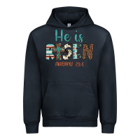 Navy he is risen Urban Hoodie - Artiststas
