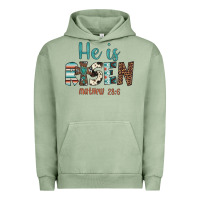 Pigment Oil Green he is risen Urban Hoodie - Artiststas