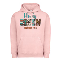 Pigment Salmon he is risen Urban Hoodie - Artiststas