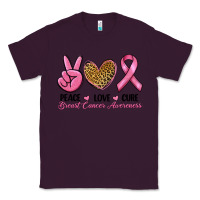 Plum peace love cure Classic Tee - RanaPortraitStore