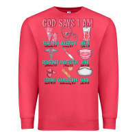 Cardinal god says i am Premium Sweatshirt - texasbilliewilder