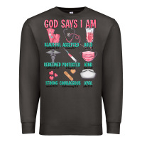 Smoke god says i am Premium Sweatshirt - texasbilliewilder