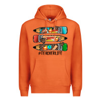 Carrot #teacherlife pencils Premium Hoodie - JahusDesignShop
