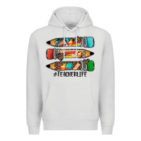 Dove Grey #teacherlife pencils Premium Hoodie - JahusDesignShop