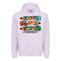 Lilac #teacherlife pencils Premium Hoodie - JahusDesignShop