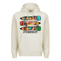 Oatmeal Heather #teacherlife pencils Premium Hoodie - JahusDesignShop
