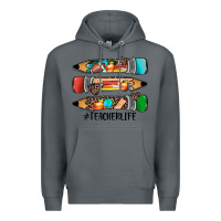Rock #teacherlife pencils Premium Hoodie - JahusDesignShop