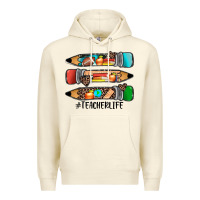 Sandshell #teacherlife pencils Premium Hoodie - JahusDesignShop